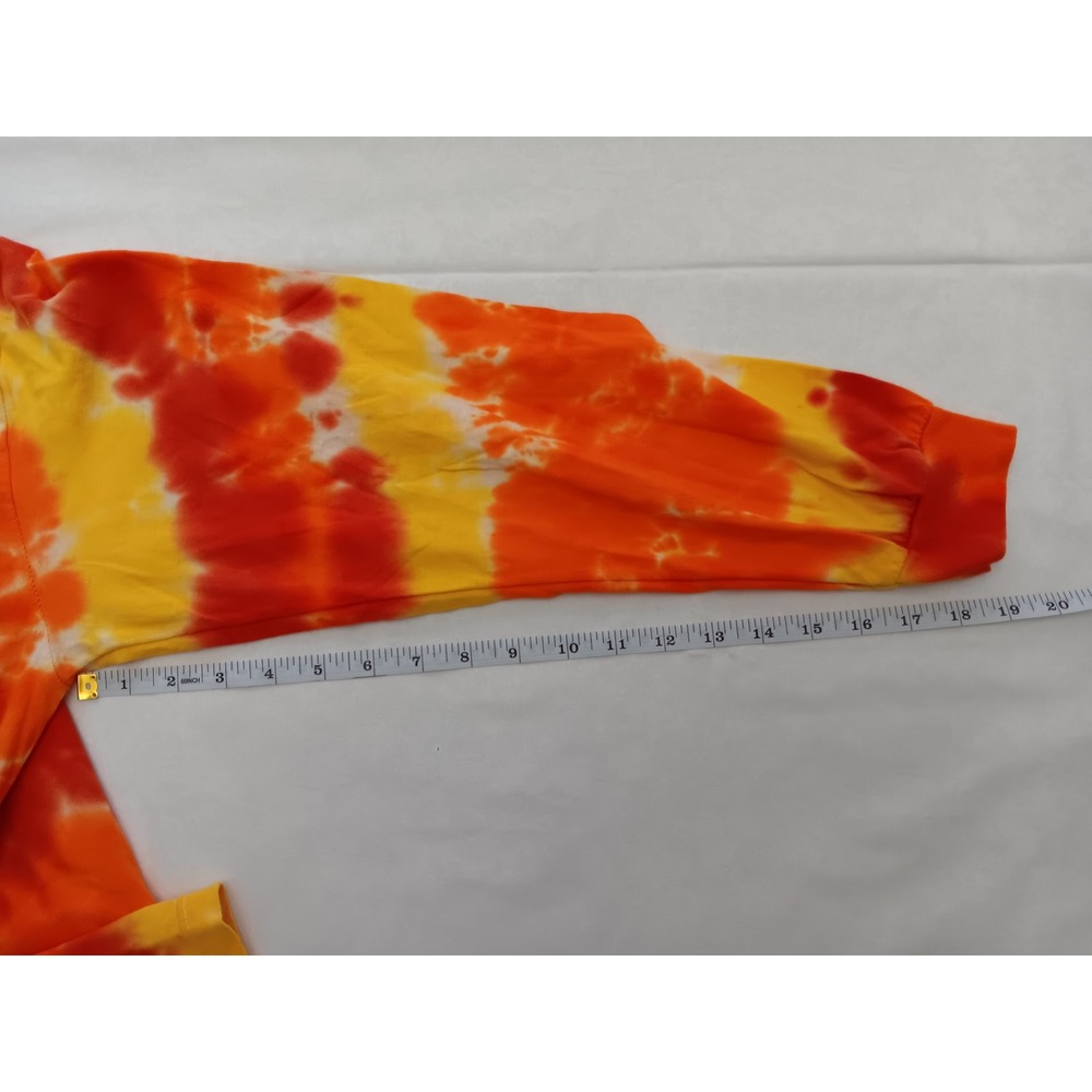 Peanuts Snoopy Woodstock Halloween Tie Dye Long Sleeve Shirt Adult Medium - Picture 8 of 8